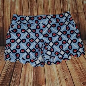 Women's Crown & Ivy Scalloped Edge Shorts BNWOT